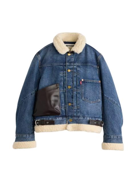 sacai Levi's Shearling Denim Jacket