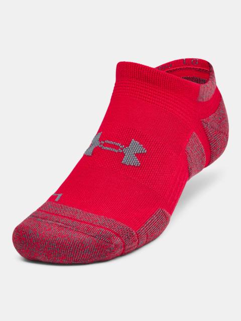 Under Armour Unisex UA Performance Tech Pro 3-Pack No Show Socks