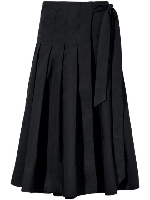 Proenza Schouler pleated wrap midi skirt