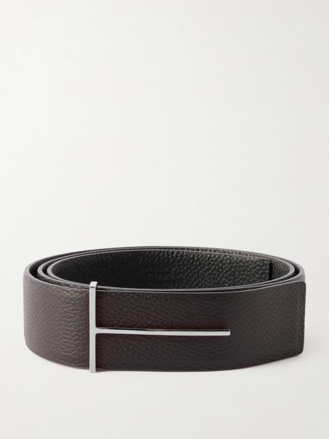 TOM FORD 3.8cm Full-Grain Leather Belt