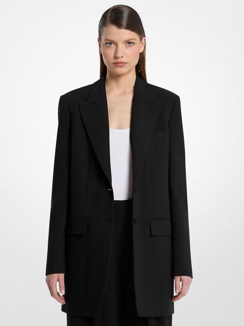 MICHAEL KORS COLLECTION Wool Serge Boyfriend Blazer