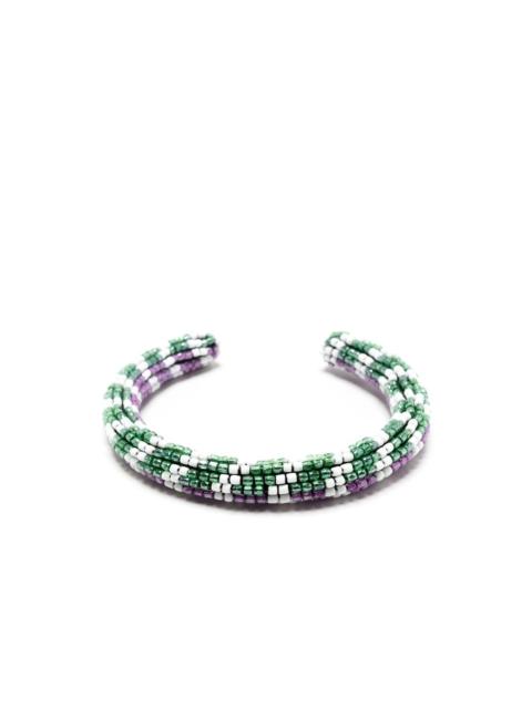 Isabel Marant beaded open bracelet