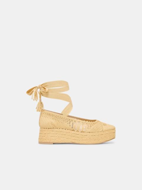 dolce vita FARIS FLATS LT NATURAL MACRAME