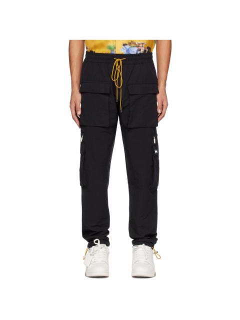 Rhude SSENSE Exclusive Black Classic Cargo Pants