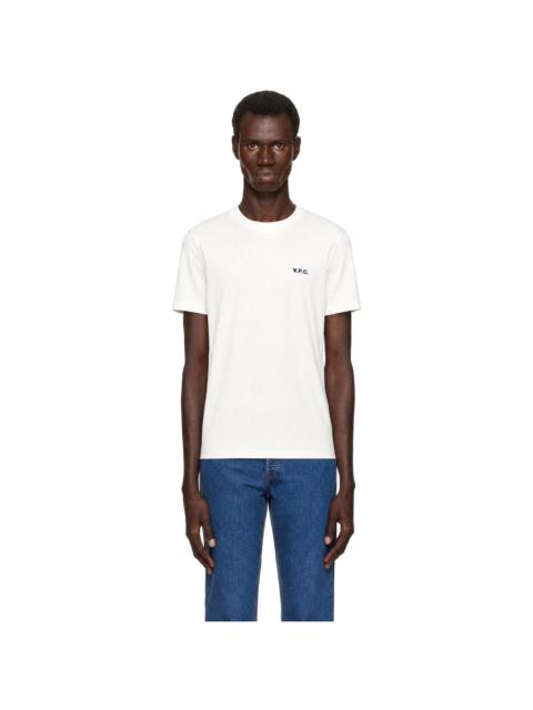 A.P.C. White Boxy Petit 'VPC' T-shirt