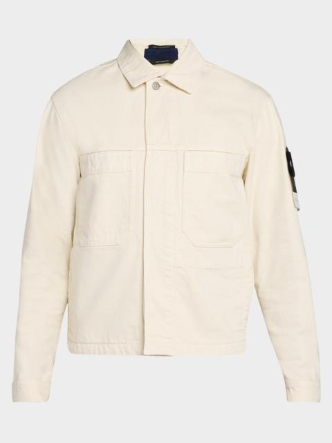 Stone Island Men's Light Bull Denim-TC Jacket