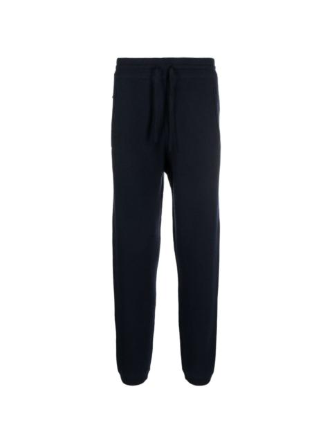 straight-leg knitted trousers