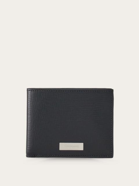 FERRAGAMO Wallet with custom metal plate