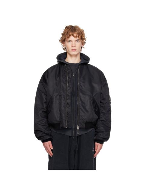 BALENCIAGA Black Standard Bomber Jacket