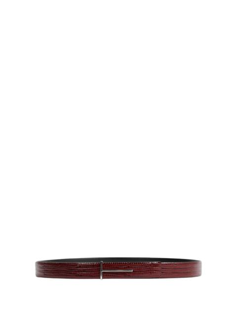 TOM FORD Printed Tejus Reversible T Belt