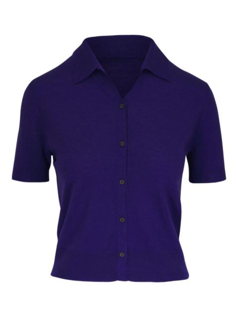 Vince button-down short-sleeve top