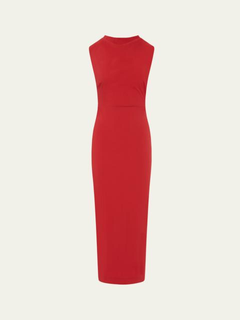 ST. AGNI Soft Sculptural Midi Dress