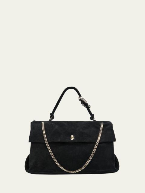 Marc Jacobs Large Suede Chain Shoulder Bag