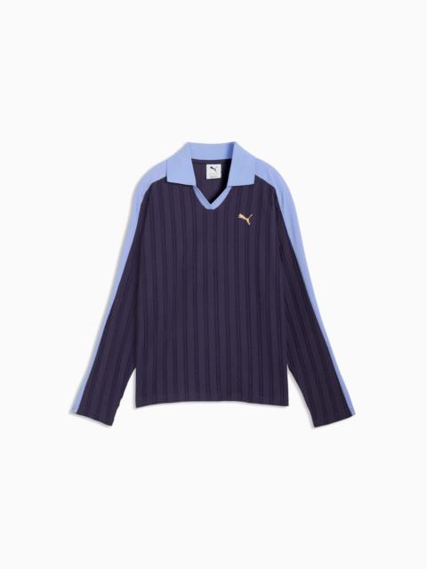 PUMA T7 Women's Relaxed Long Sleeve Polo