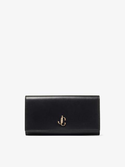 JIMMY CHOO Martina
Black Smooth Calf Leather Wallet with JC Emblem