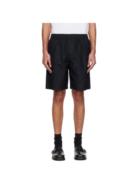 A.P.C. Black Organic Cotton Shorts