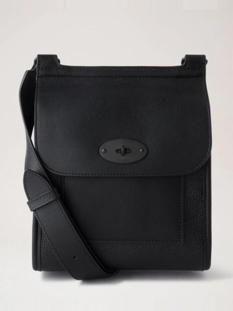 Small Antony Black Eco Scotchgrain & Smooth Calf Leather