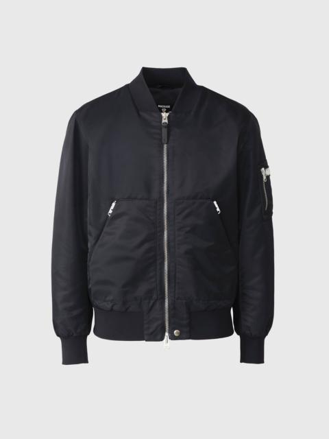 MACKAGE EMILIO-CR Satin Bomber Jacket