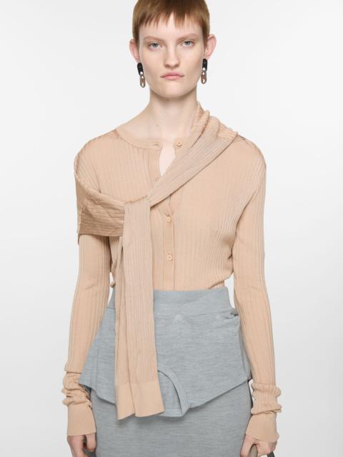 Acne Studios Knit cardigan - Hazel beige