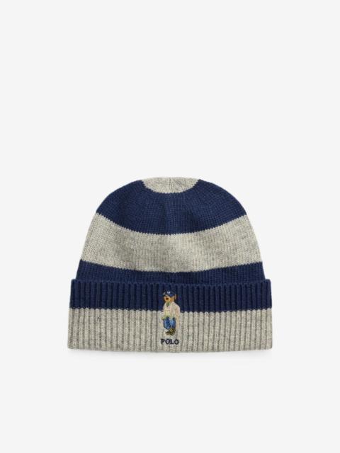 Polo Ralph Lauren Polo Bear striped beanie hat