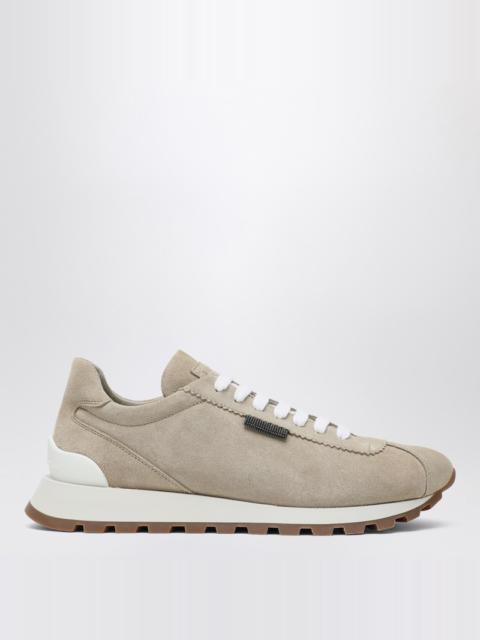 スニーカー BRUNELLO CUCINELLI SUEDE SNEAKERS WITH SHINY DETAILS Brunello Cucinelli Suede Sneakers | Sendegaro US