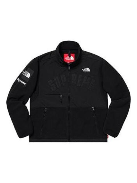 Supreme x The North Face Arc Logo Denali Fleece Jacket 'Black White' SUP-SS19-545