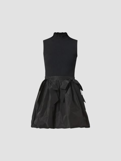 Shoshanna Women's Brandy Mixed-Media Minidress - Jet