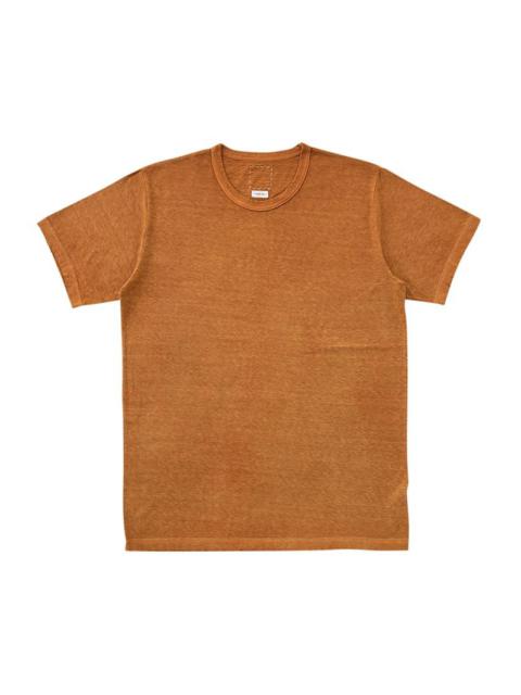 visvim WIDE TEE S/S (UNEVEN DYE) ORANGE | REVERSIBLE