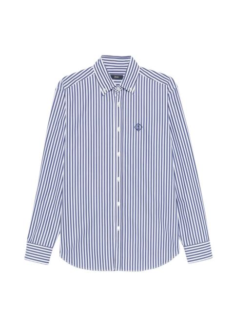 Herno striped-pattern long-sleeve shirt