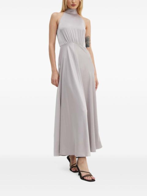 SAMSØE SAMSØE Rheo bow halterneck dress