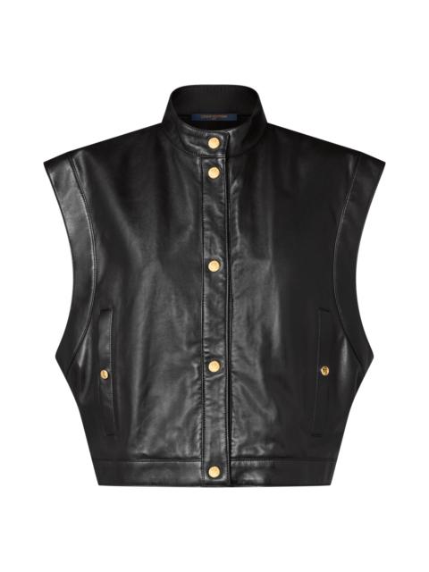 Louis Vuitton Leather and Nylon Gilet