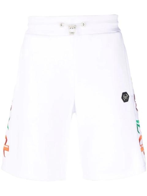 PHILIPP PLEIN Gothic Plein track shorts