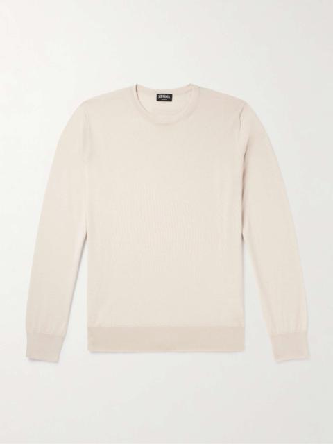 Cashmere and Silk-Blend Sweater