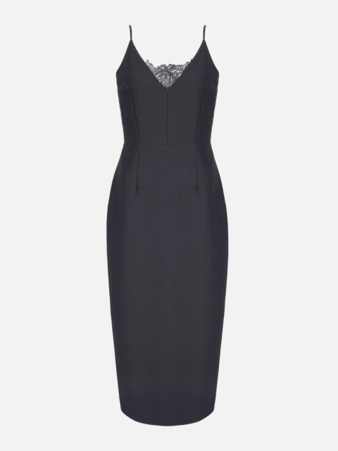 EMILIA WICKSTEAD Libera Dress in Black Cloque