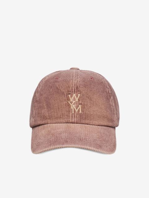 Wooyoungmi logo-embroidered corduroy cap