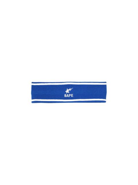 A BATHING APE® BAPE Bapesta Headband 'Navy'