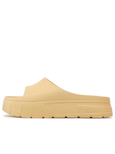 PUMA (WMNS) PUMA Mayze Stack Injex Sandal 'Light Straw' 389454-03
