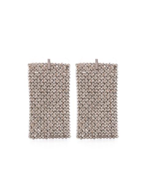 Brunello Cucinelli oversized rectangle-shape earrings