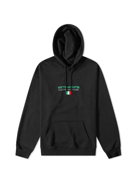 VETEMENTS VETEMENTS Haute Couture Logo Popover Hoody