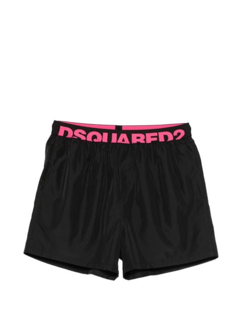 DSQUARED2 logo-waistband swim shorts