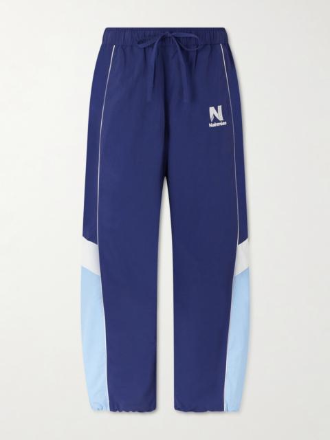 NAHMIAS Straight-leg Logo-Embroidered Nylon Trousers