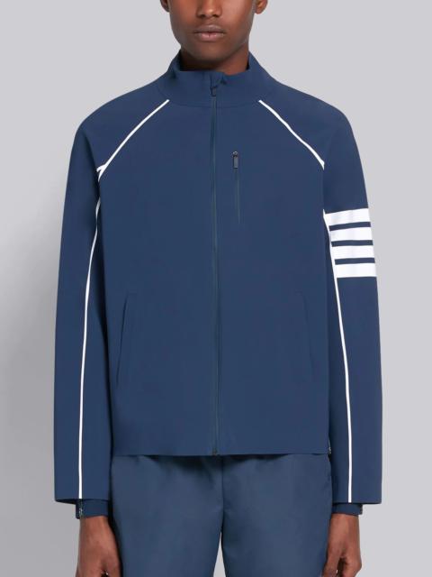 Navy Lightweight Tech Zip-up 4-Bar Jacket