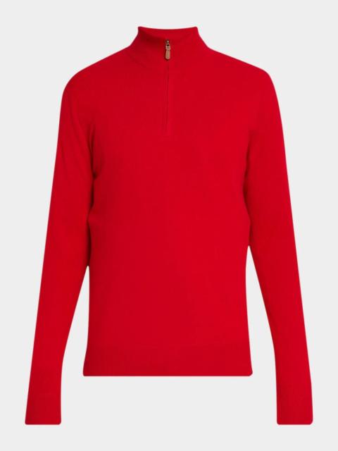 Polo Ralph Lauren Men's Cashmere Half-Zip Sweater
