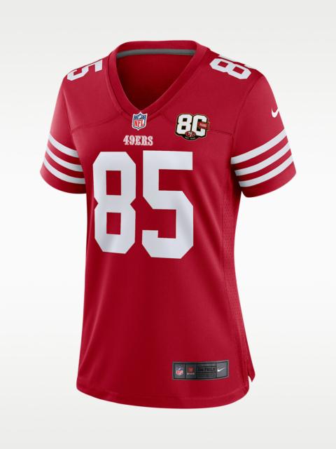 Nike George Kittle San Francisco 49ers 80th Anniversary Women's Nike NFL Game Jersey