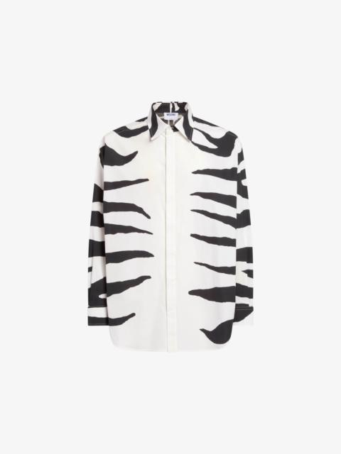 Moschino PRINTED COTTON POPLIN SHIRT