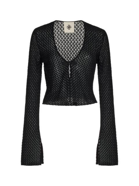 The Garment Tanzania Cropped Cotton Top black