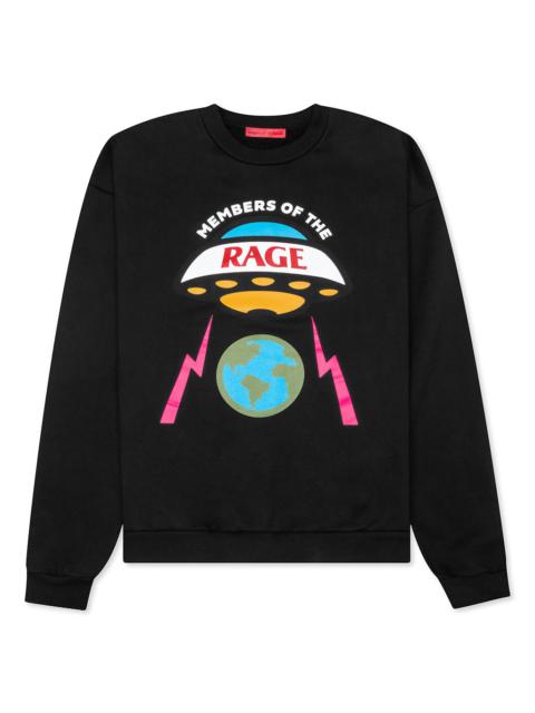 MEMBERS OF THE RAGE CREWNECK BIG LOGO - BLACK
