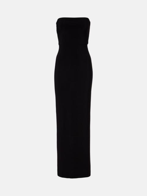 NORMA KAMALI Strapless jersey maxi dress