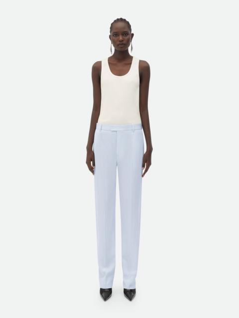 パンツ BOTTEGA VENETA PASTEL LIGHT-BLUE TWILL PANT Bottega Veneta Pastel Light-Blue Twill Pant – LOZURI®