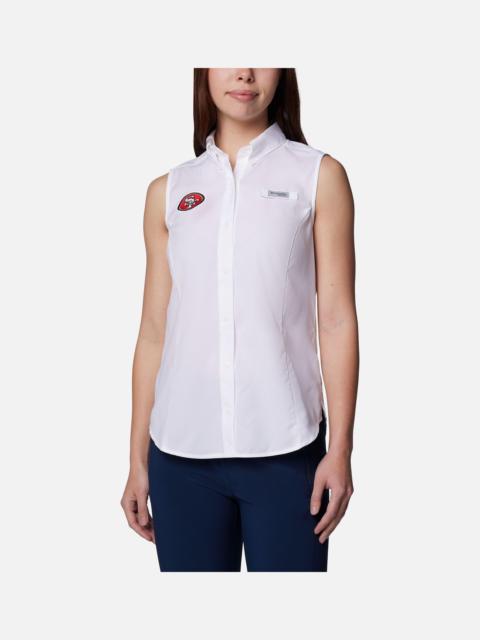 Columbia Women's PFG Tamiami Sleeveless Shirt - San Franscisco 49ers